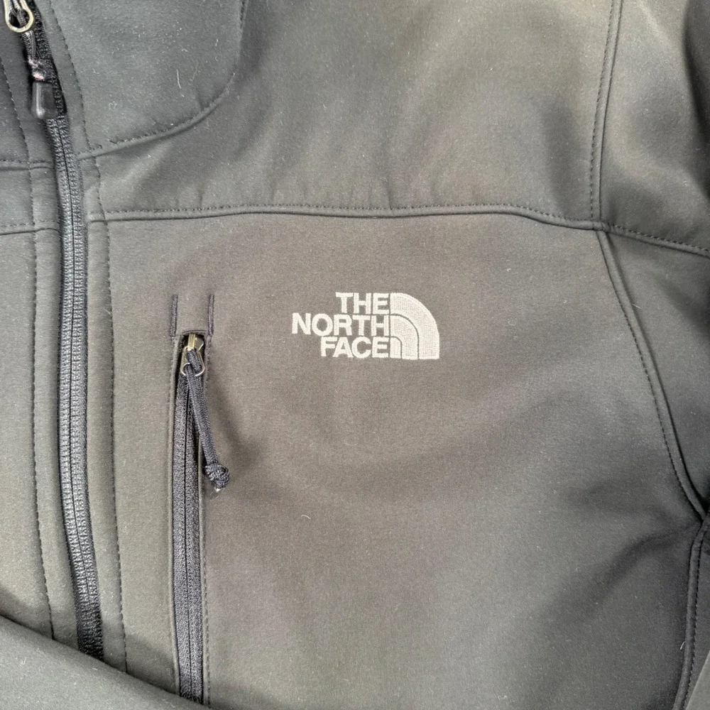 Y2K The North Face Mens Apex Bionic Softshell Jacket Black Zip Windproof